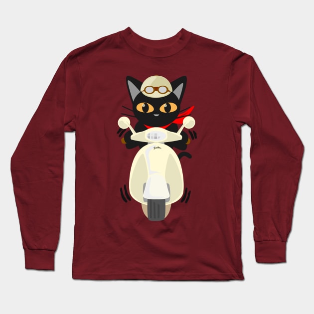 Scooter Long Sleeve T-Shirt by BATKEI